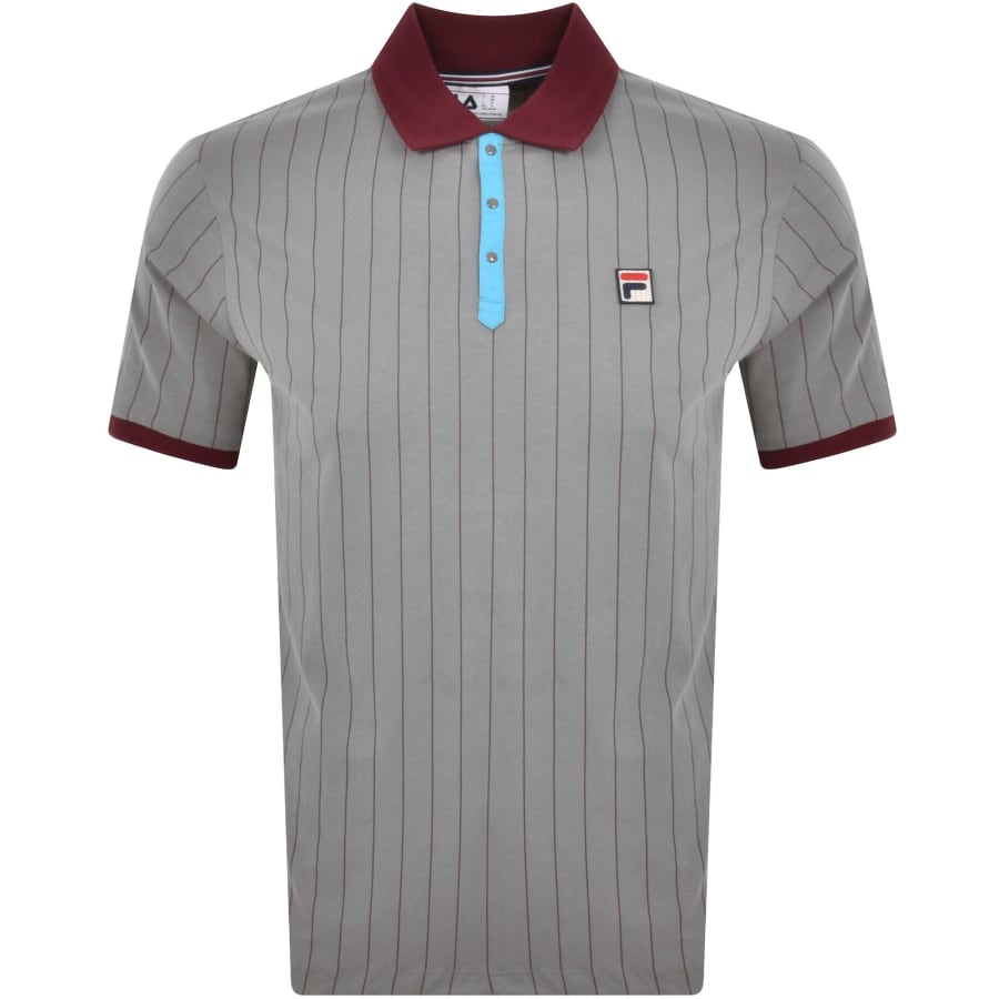 Fila pinstripe polo sales